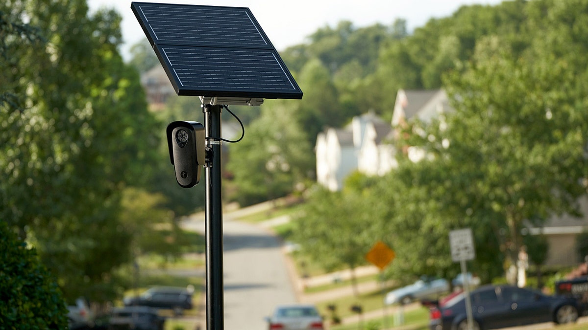 A license plate camera