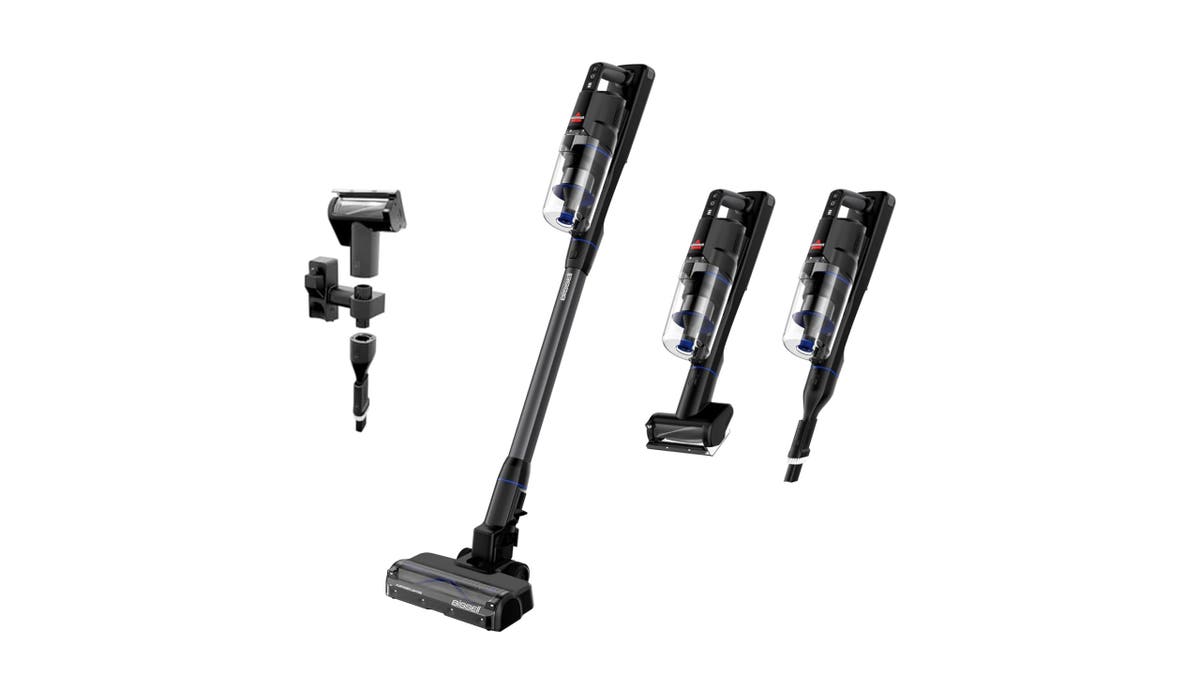 Eliminate pet hair with this Bissell vacuum. 