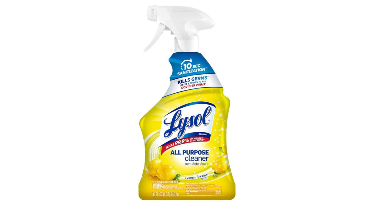Lysol's classic lemon scent helps your home smell fresh and clean.