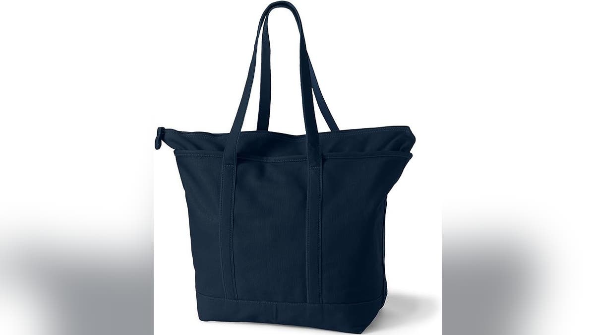 Pack everything in this durable, water-repellent bag. 