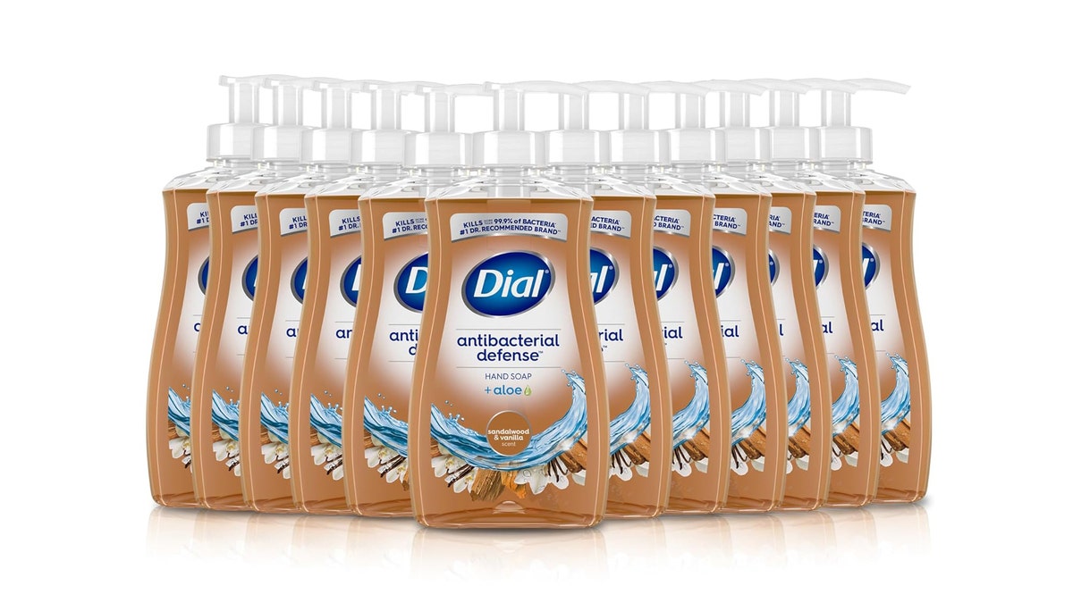 Keep germs away by keeping extra hand soap on hand.