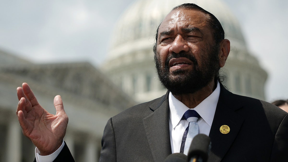 Rep. Al Green speaks at a news conference
