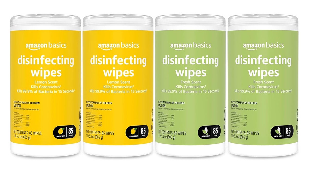 Wipe down surfaces easily with these wipes.