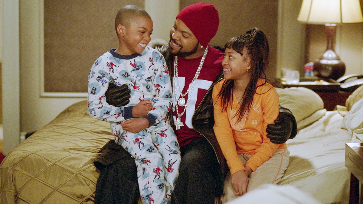 A screenshot of Ice Cube from the movie, "Are We There Yet."