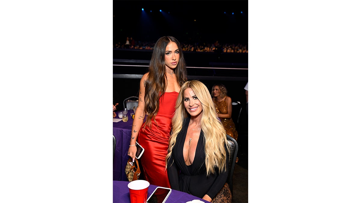 Kim Zolciak and her daughter at Bravocon