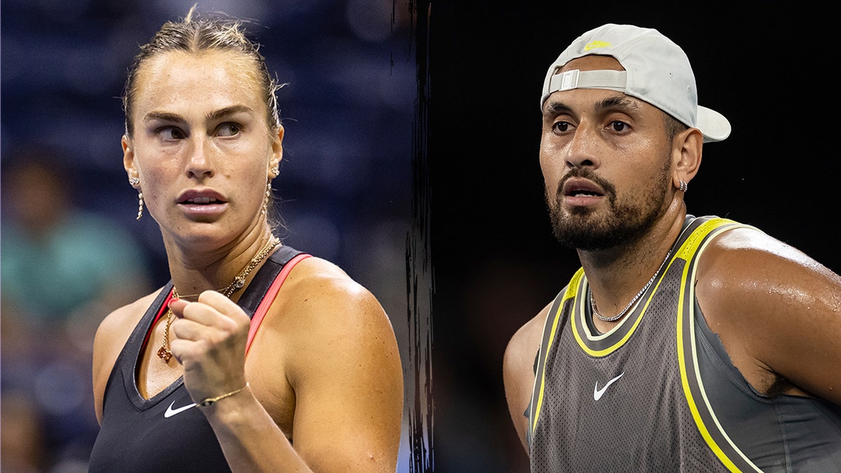 Aryna Sabalenka and Nick Kyrgios