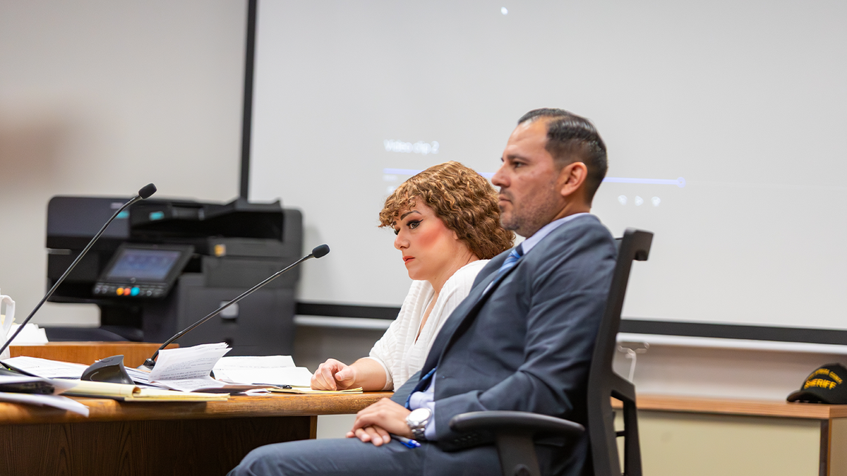 Adrian Galavan and Ashlee Buzzard in court