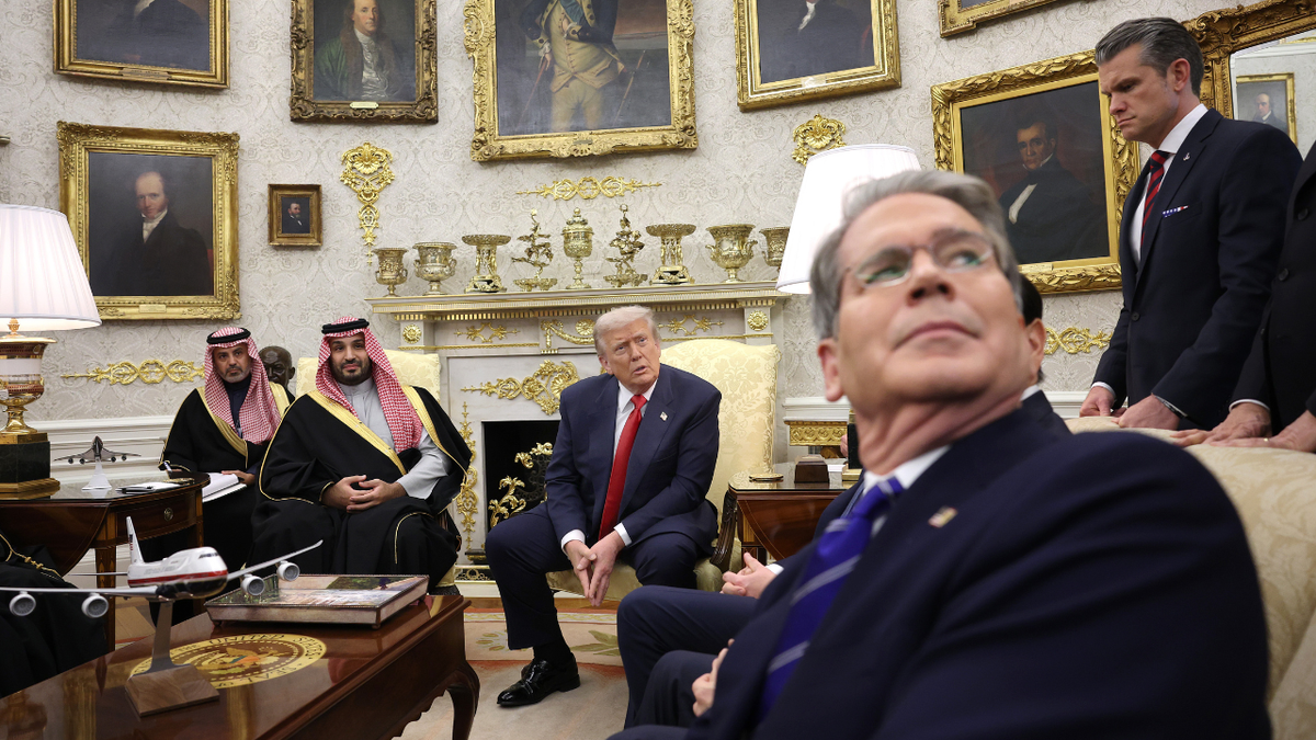 bessent at trump's meeting with saudi's