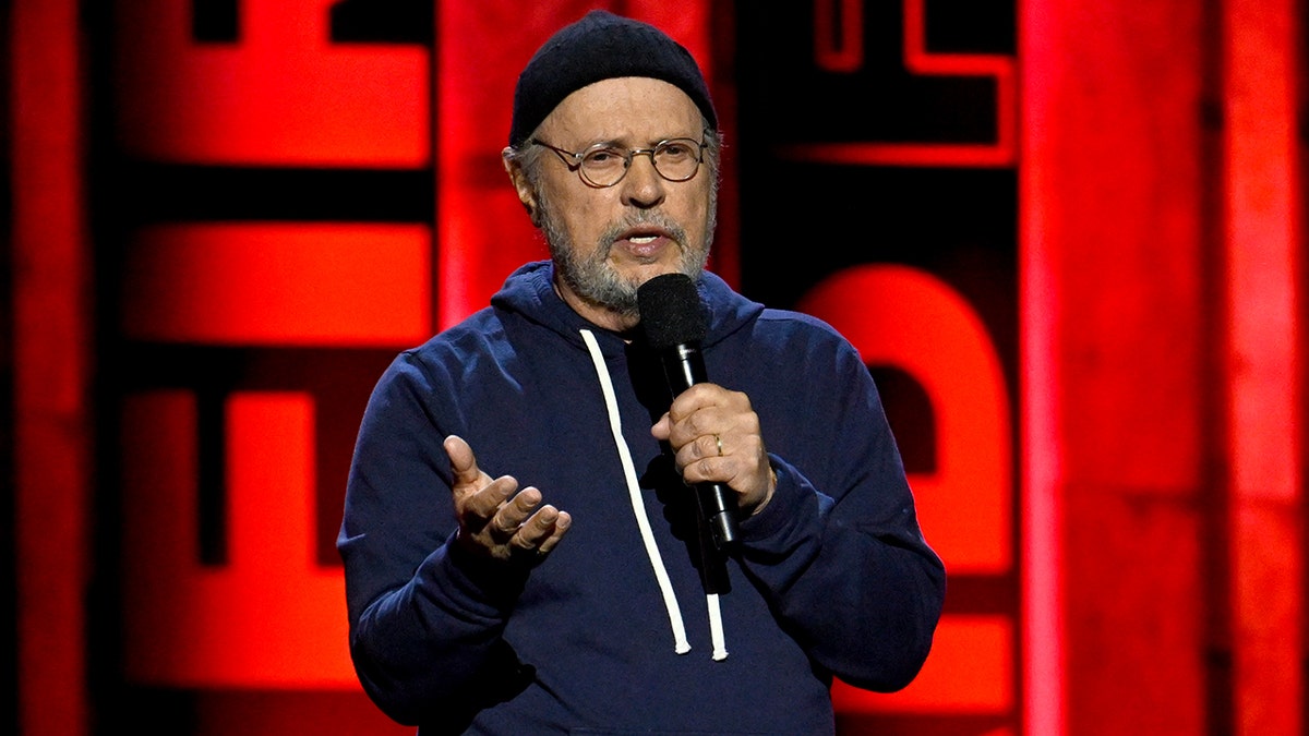 Billy Crystal on stage at the LA Fireaid Concert in January 2025.