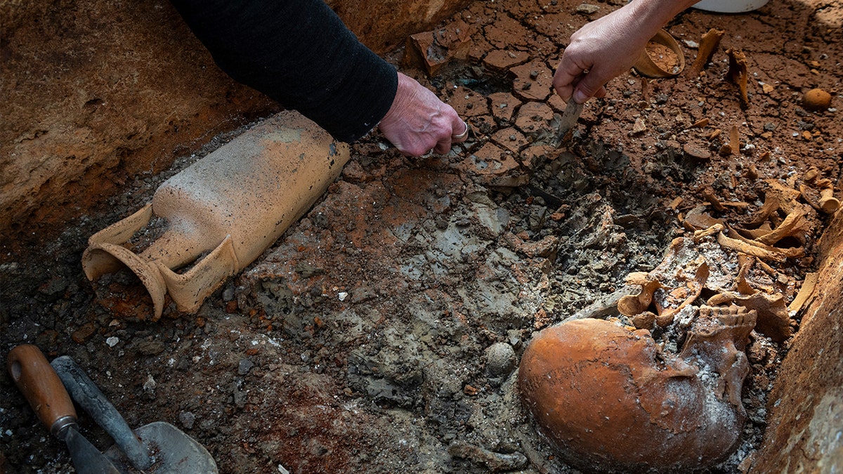 'Hermetically sealed' Roman sarcophagus frozen in time for 1,700 years finally opened by archaeologists  at george magazine