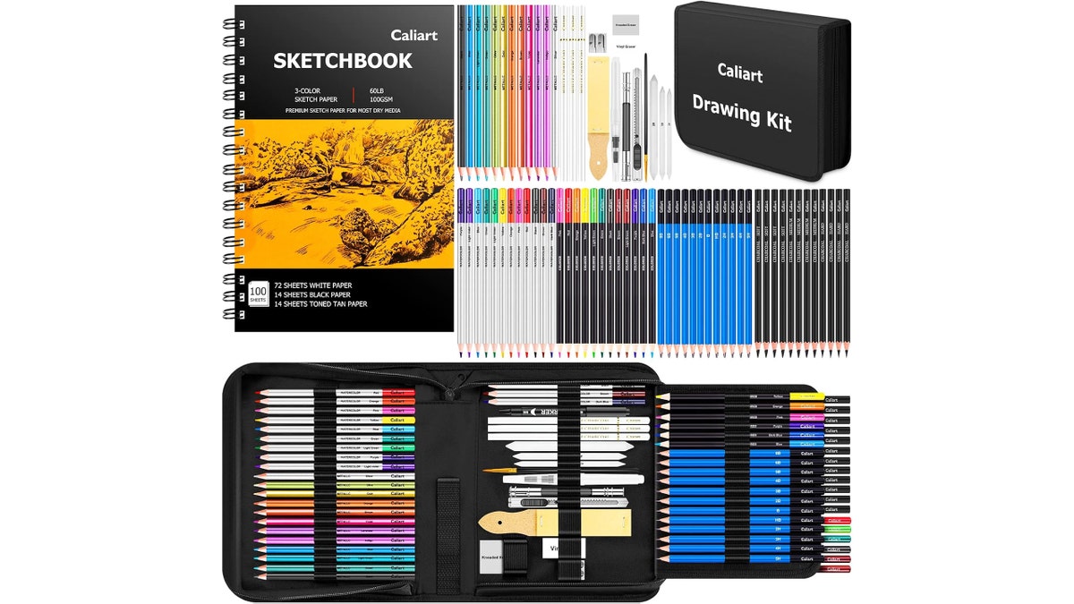 Learn how to sketch with this complete set. 