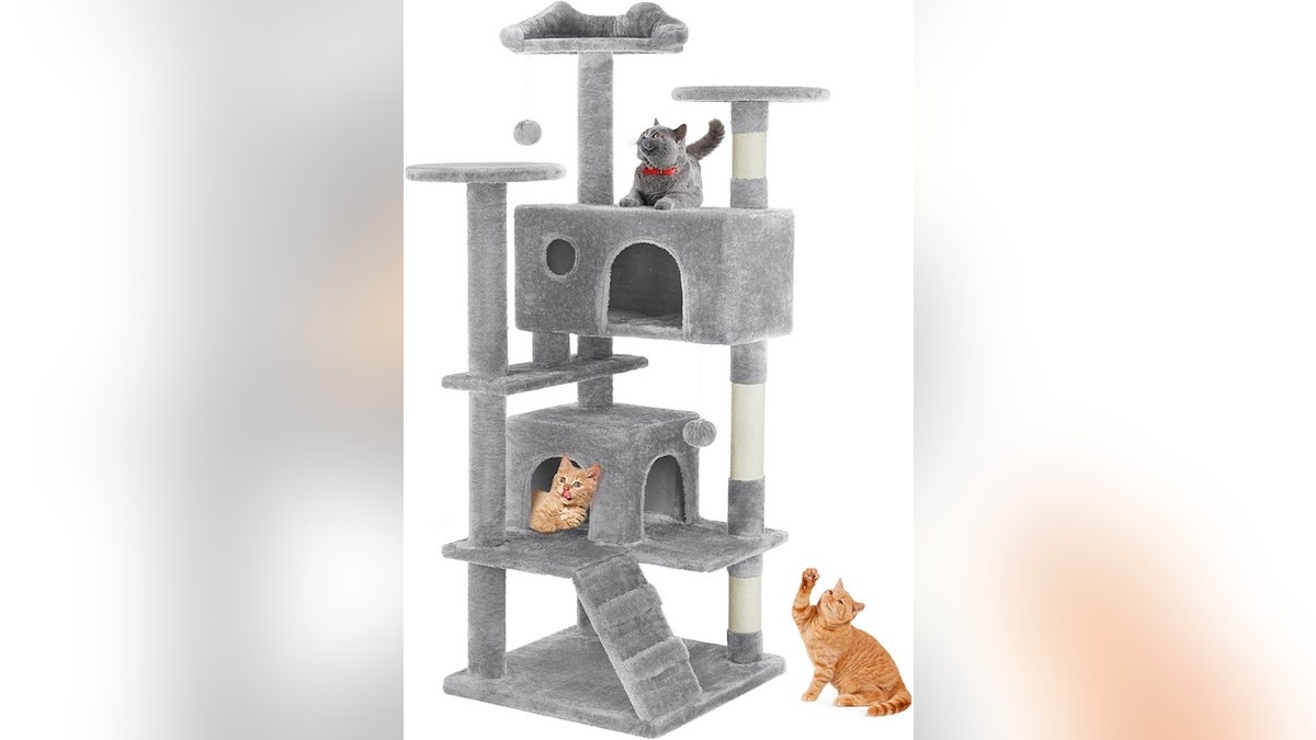 A great cat tree for multi-cat households. 