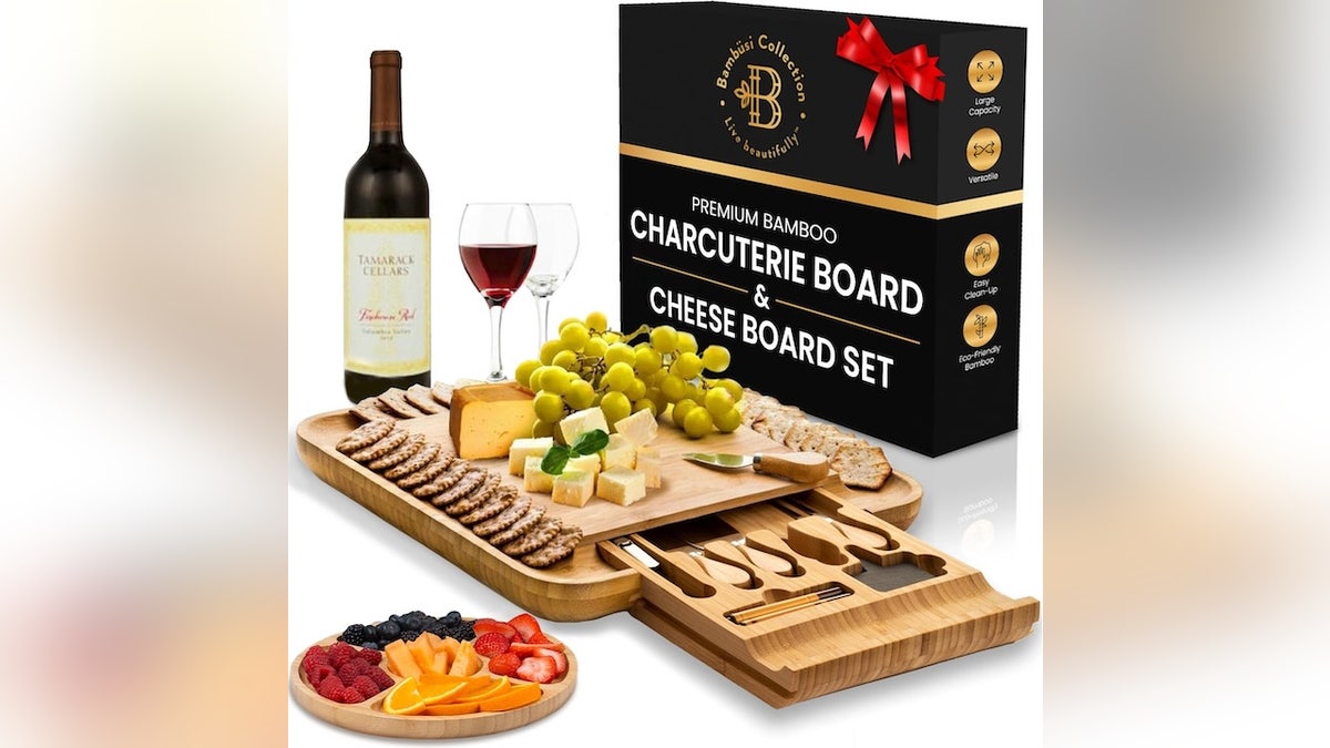 Get a charcuterie board and all the accessories in one set.