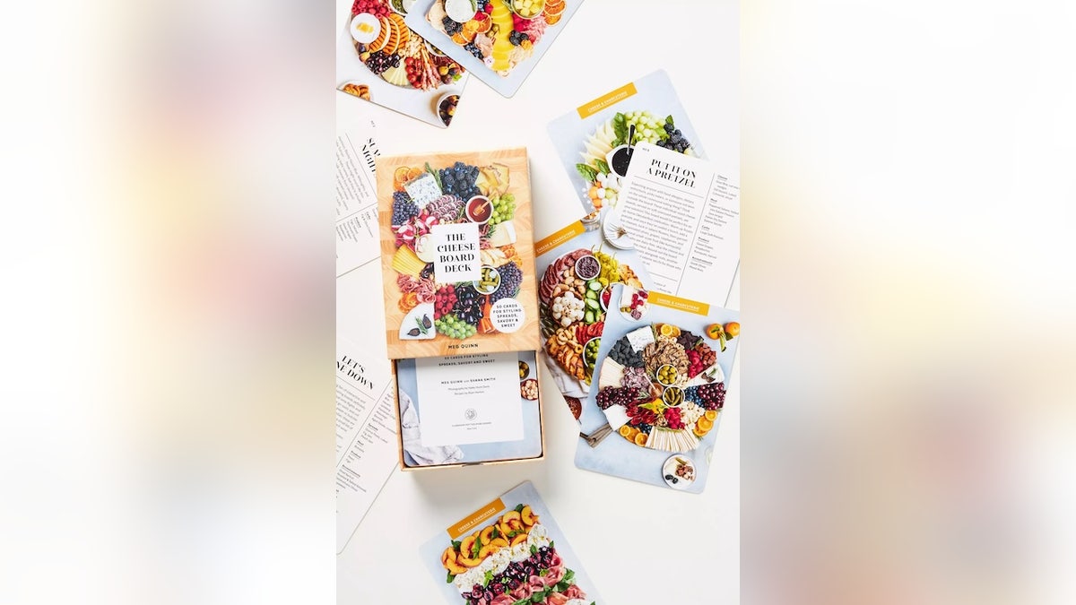 Great for the friend who loves to host, these cards provide inspiration for charcuterie boards.