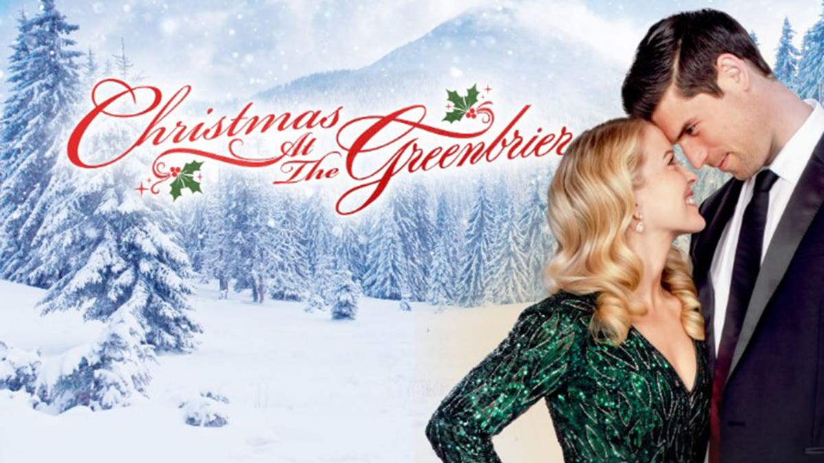 A poster for the movie "Christmas at the Greenbrier."