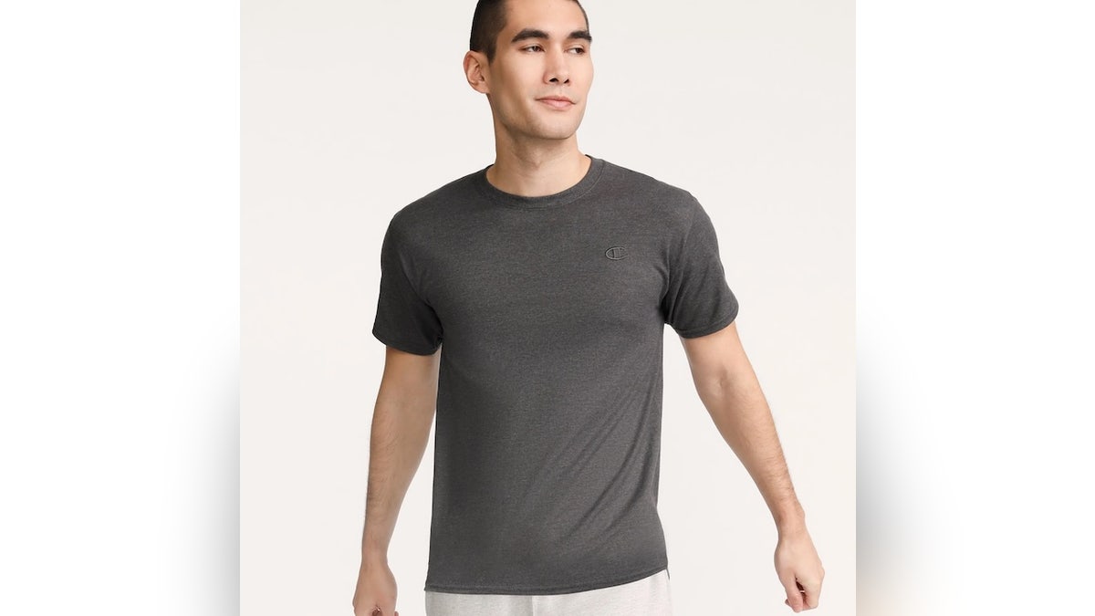 This classic T-shirt comes in many different colors.