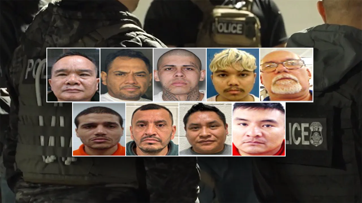 Extranjeros ilegales criminales arrestados por ICE durante el fin de semana de Halloween de 2025
