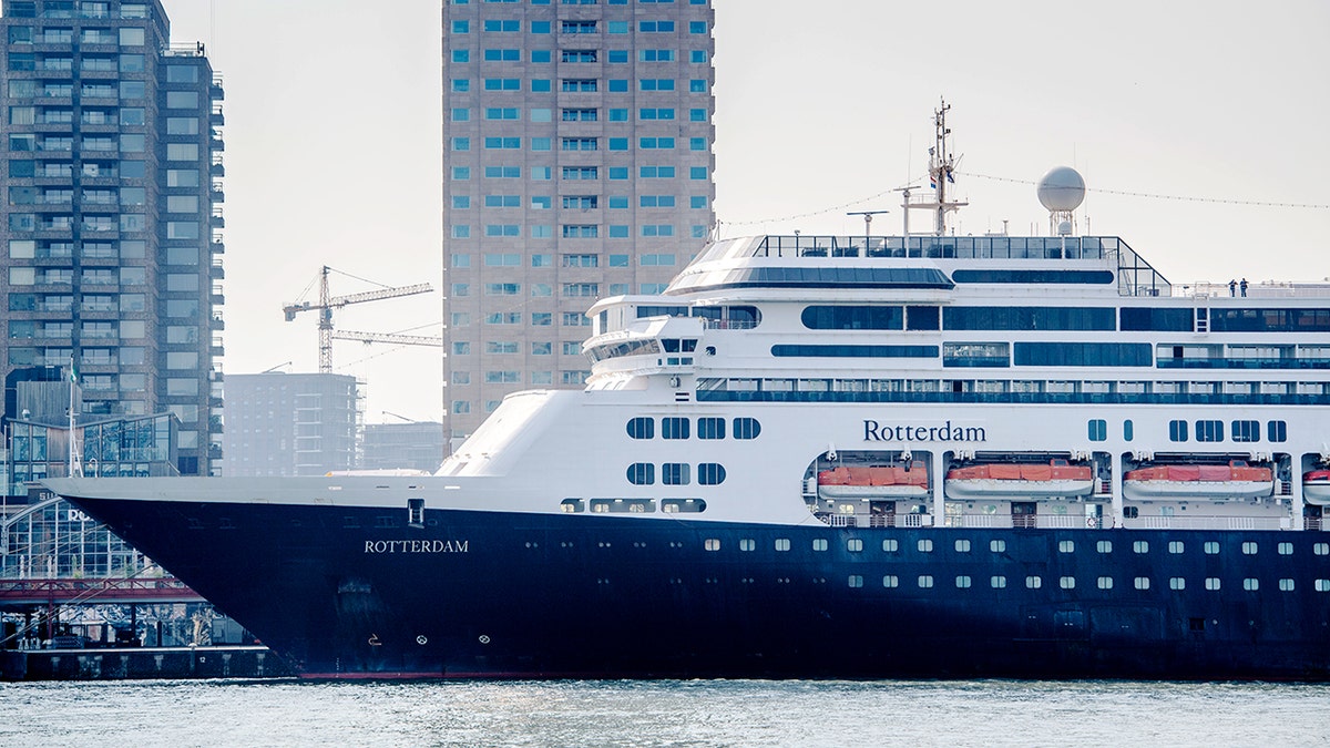 Photo of a Rotterdam cruise ship.