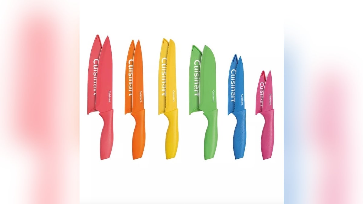 Keep food prep safer with this color-coded set of knives.
