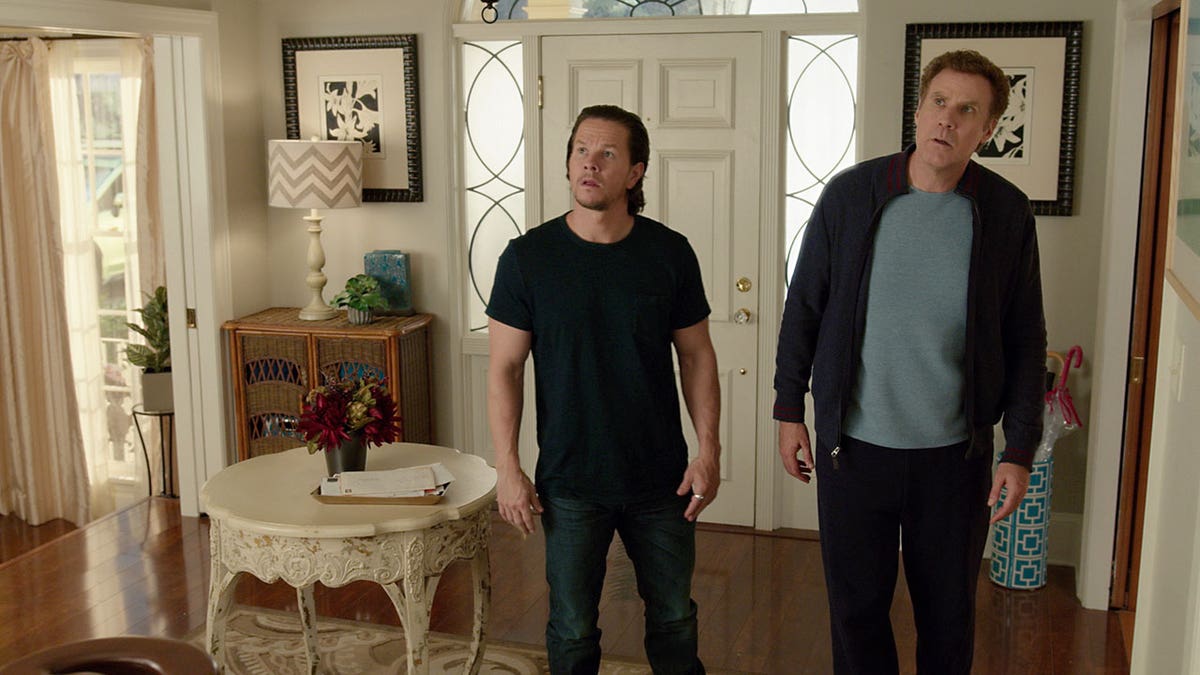 Mark Wahlberg and Will Ferrell in a screengrab from the movie "Daddy's Home."