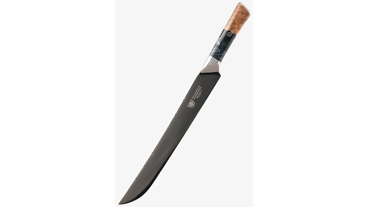 Choose a carving knife with a beautiful wood-based handle.