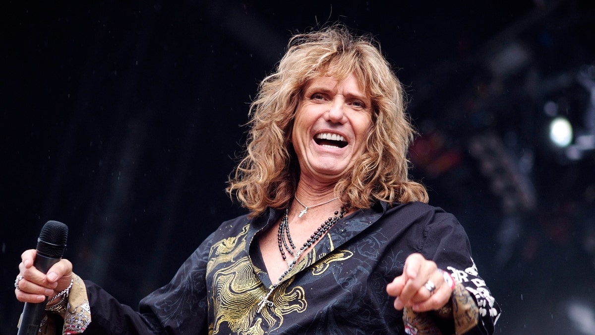 David Coverdale performs at a music festival