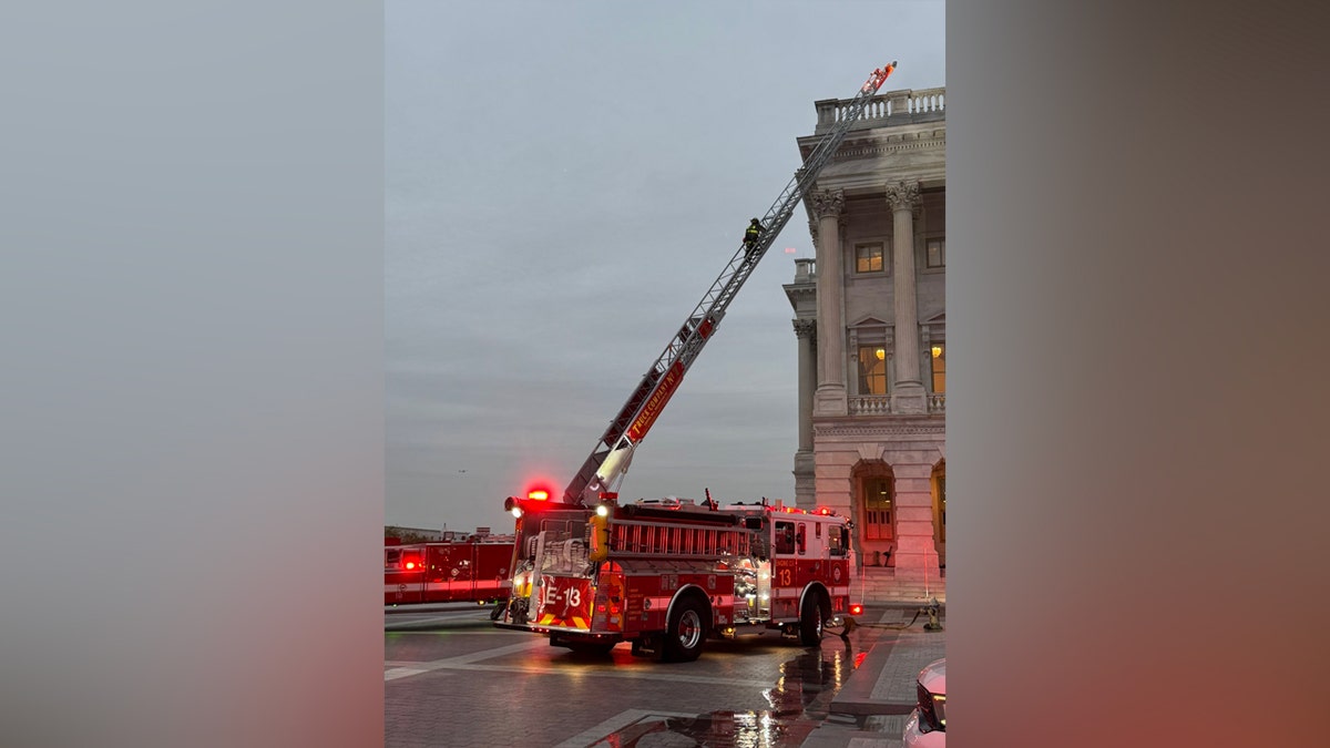 The incident happened in a tunnel connecting to the U.S. Capitol, according to officials.