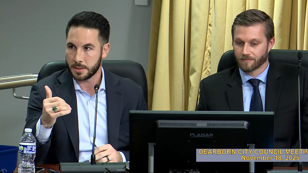Abdullah Hammoud at Dearborn City Council Meeting