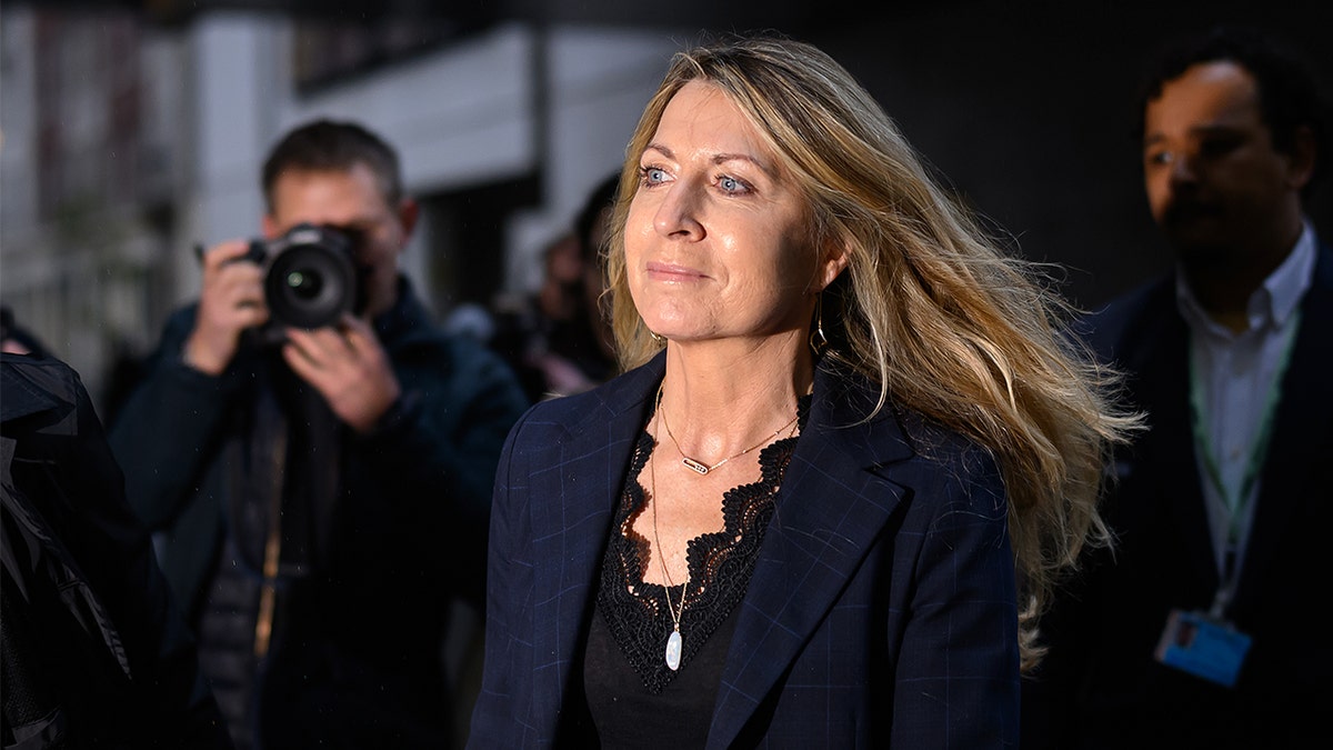 Deborah Turness leaving BBC headquarters