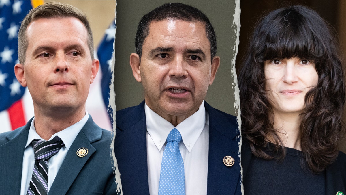 Representantes. Jared Golden, Henry Cuellar y Marie Gluesenkamp Pérez