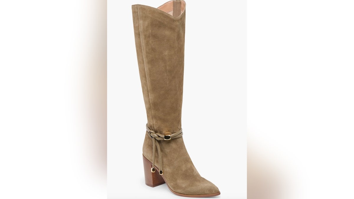 These Western-inspired boots pair nicely with your winter look.