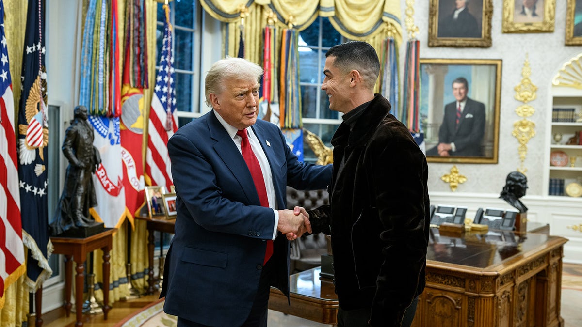 Prezydent Trump i Cristiano Ronaldo
