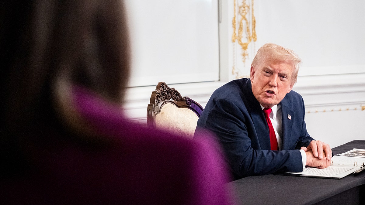 Donald Trump takes question from Nancy Cordes
