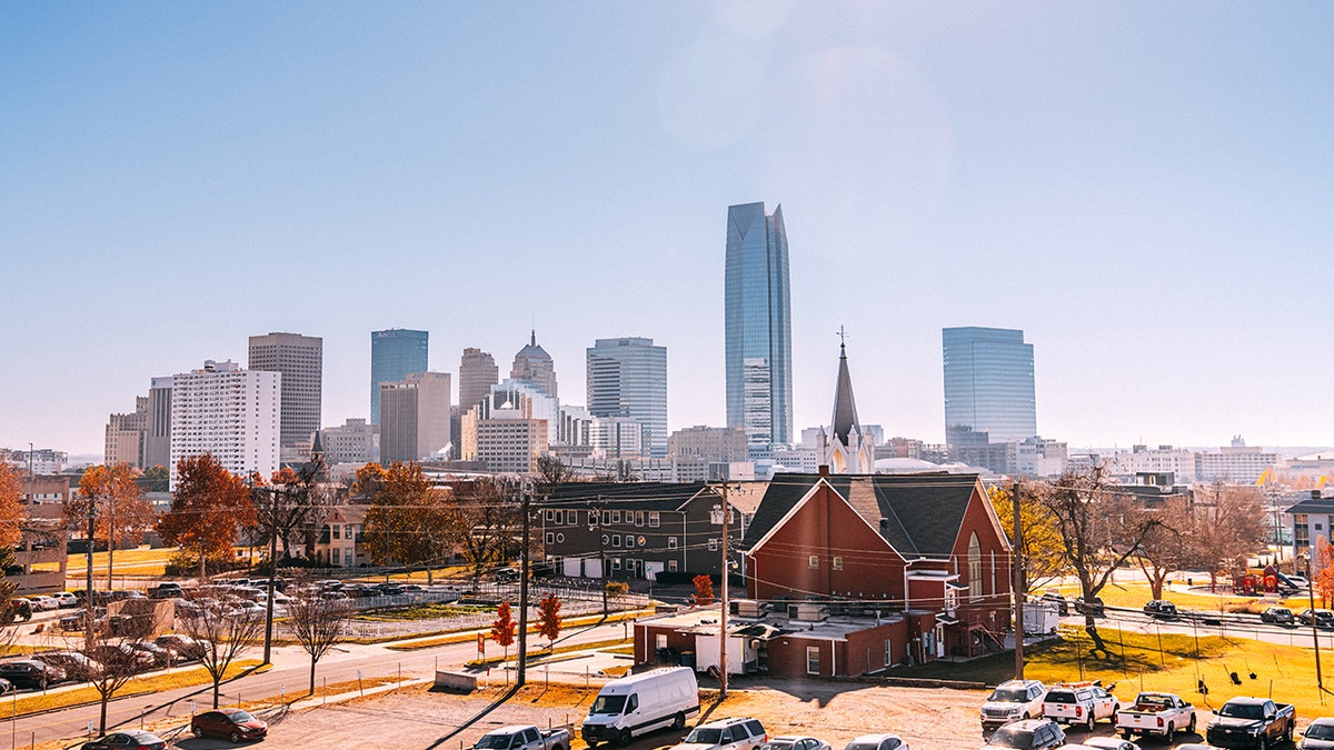 View of Oklahoma City buildings, skyline