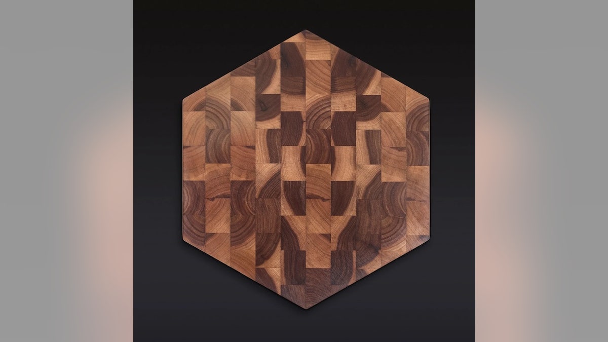 This unique board is a fun party accessory.