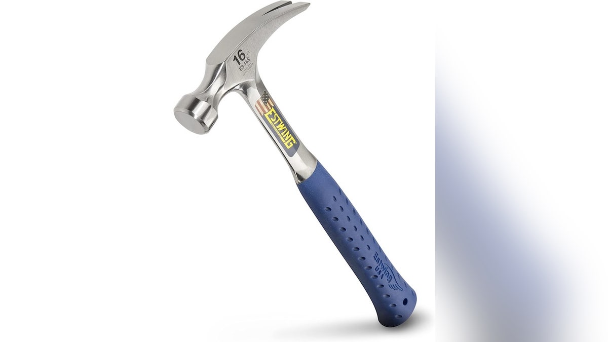 Made from a single piece of steel, this hammer won’t break. 