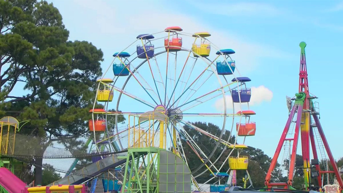 Ferris wheel at the Louisiana fall festival