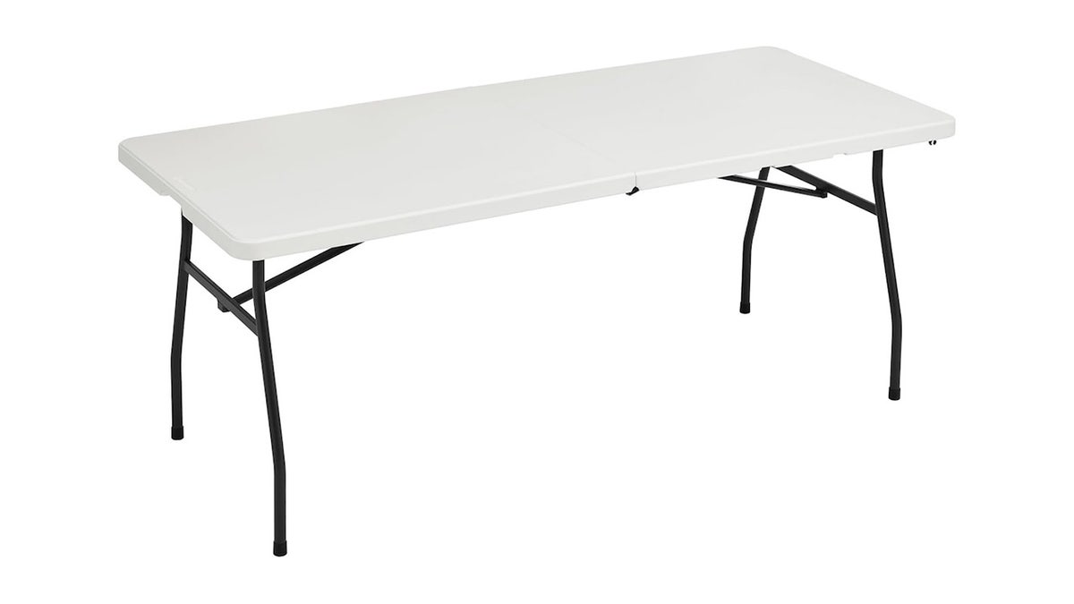 Always have enough room with an extra folding table. 