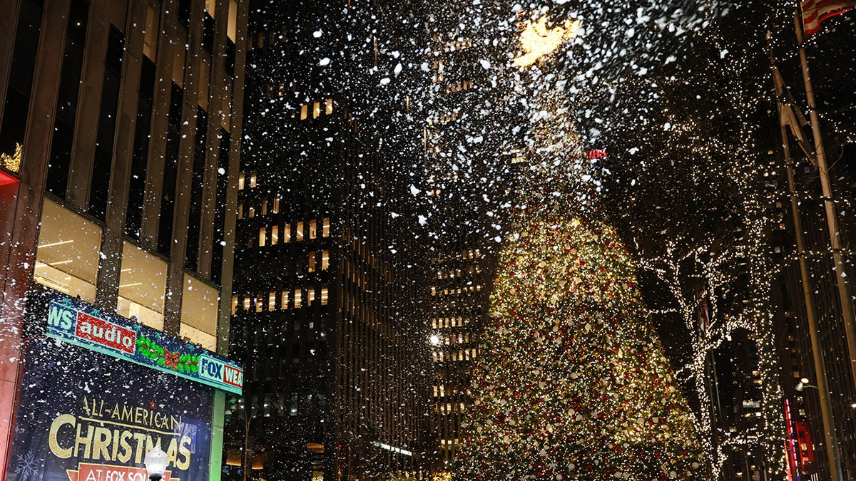 Fox News' All-American Christmas Tree at Fox Square