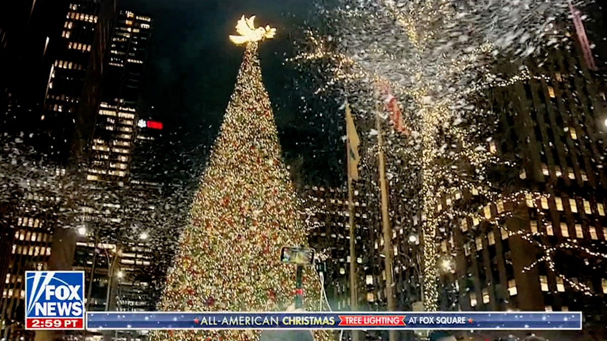 Fox News lights its All-American Christmas Tree