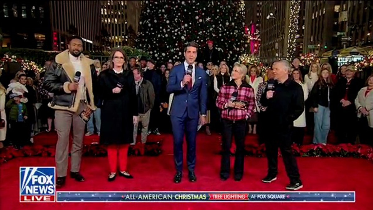 The Five hosts emcee All-American Christmas Tree lighting