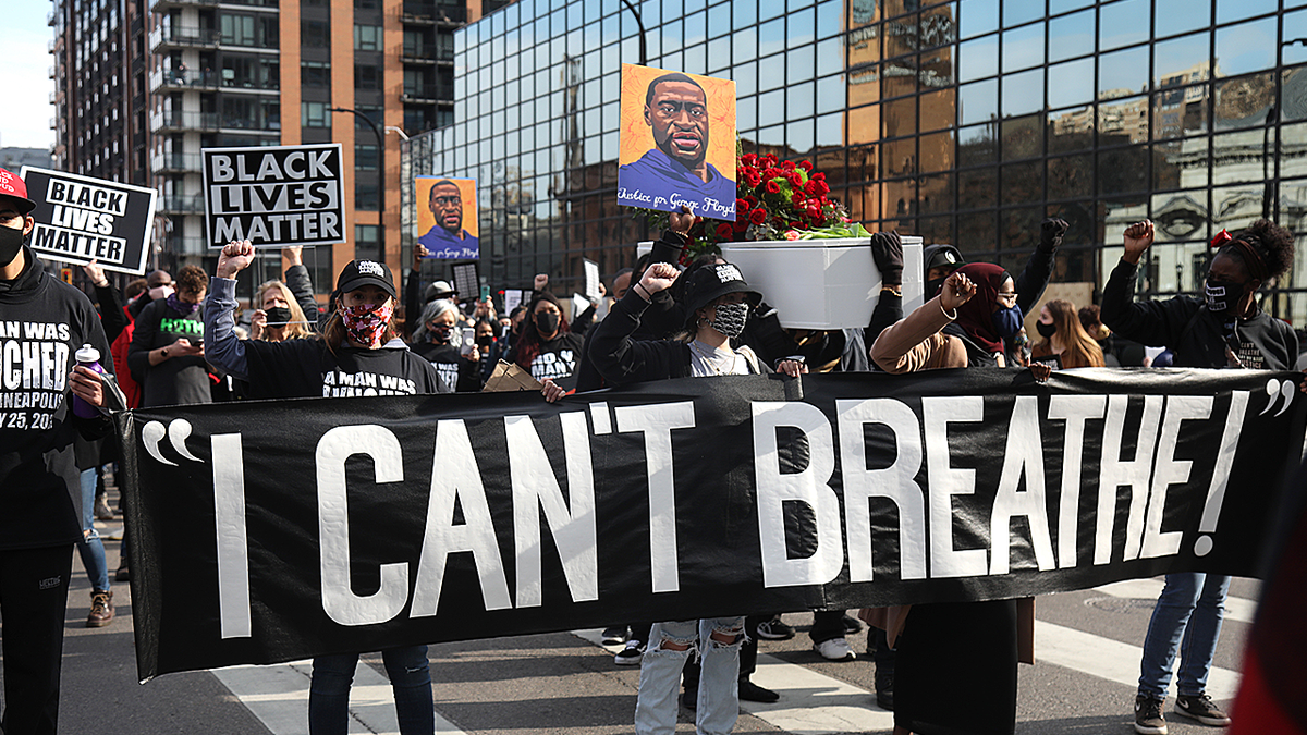 George Floyd protesters in Minnesota.