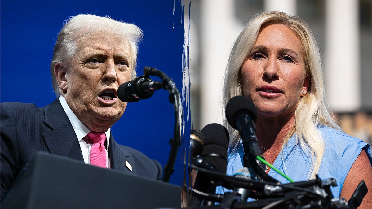 Donald Trump and Marjorie Taylor Greene