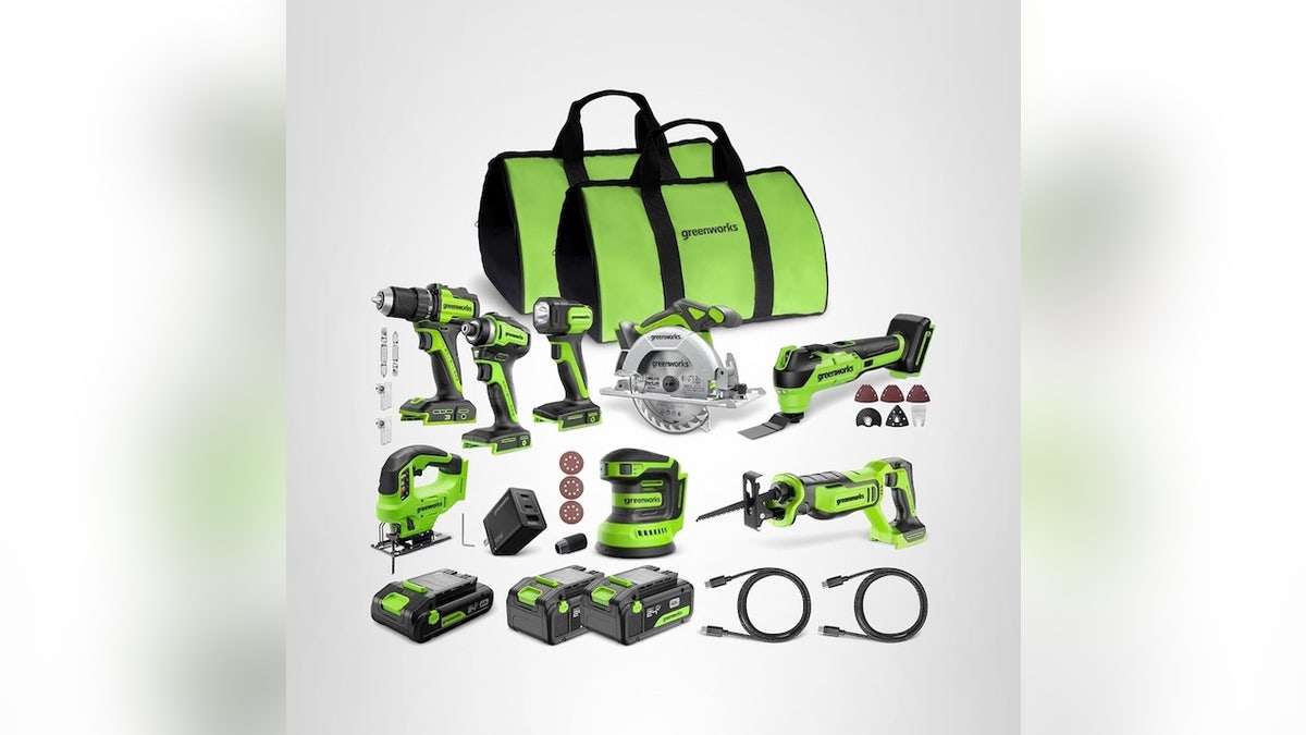 Every tool you need for home and DIY projects comes in this set.