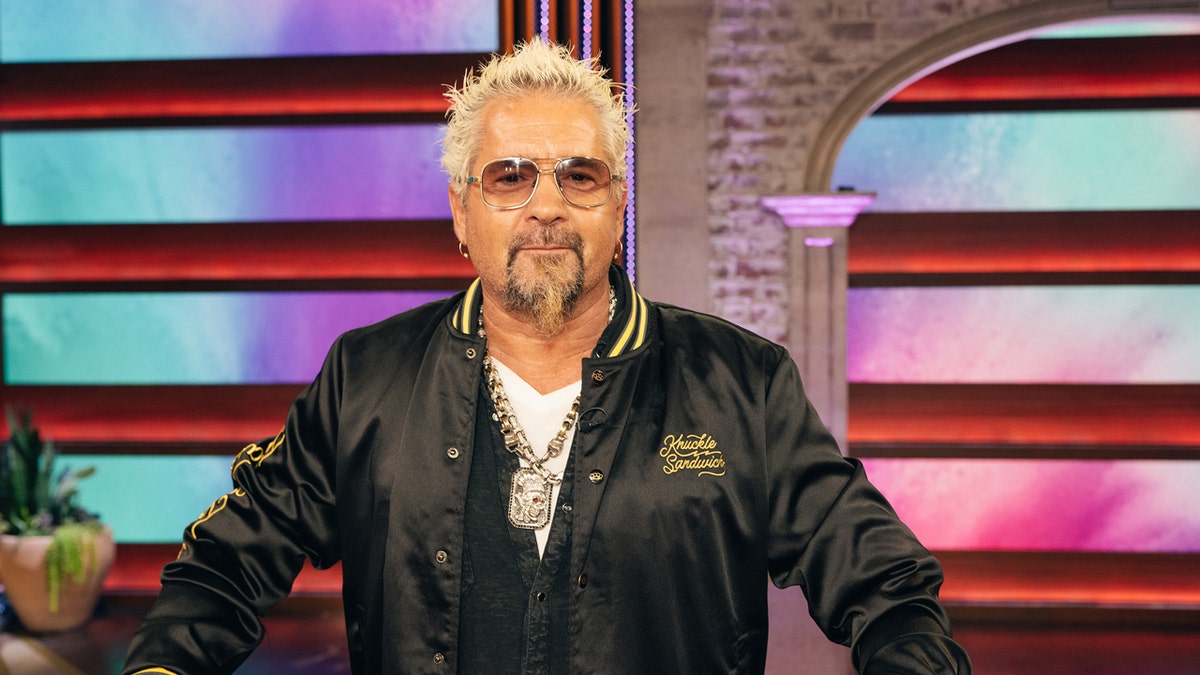 Guy Fieri appears on a TV show