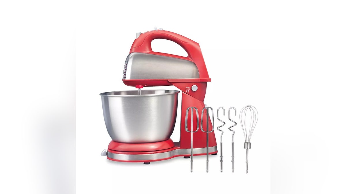 Get a hand mixer and a stand mixer in one, affordable machine. 