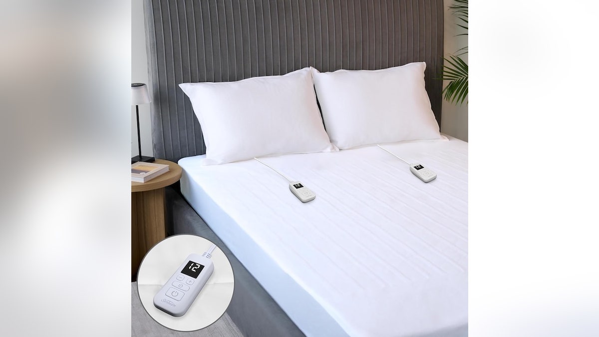 Stay warm all night long with a heated mattress pad.