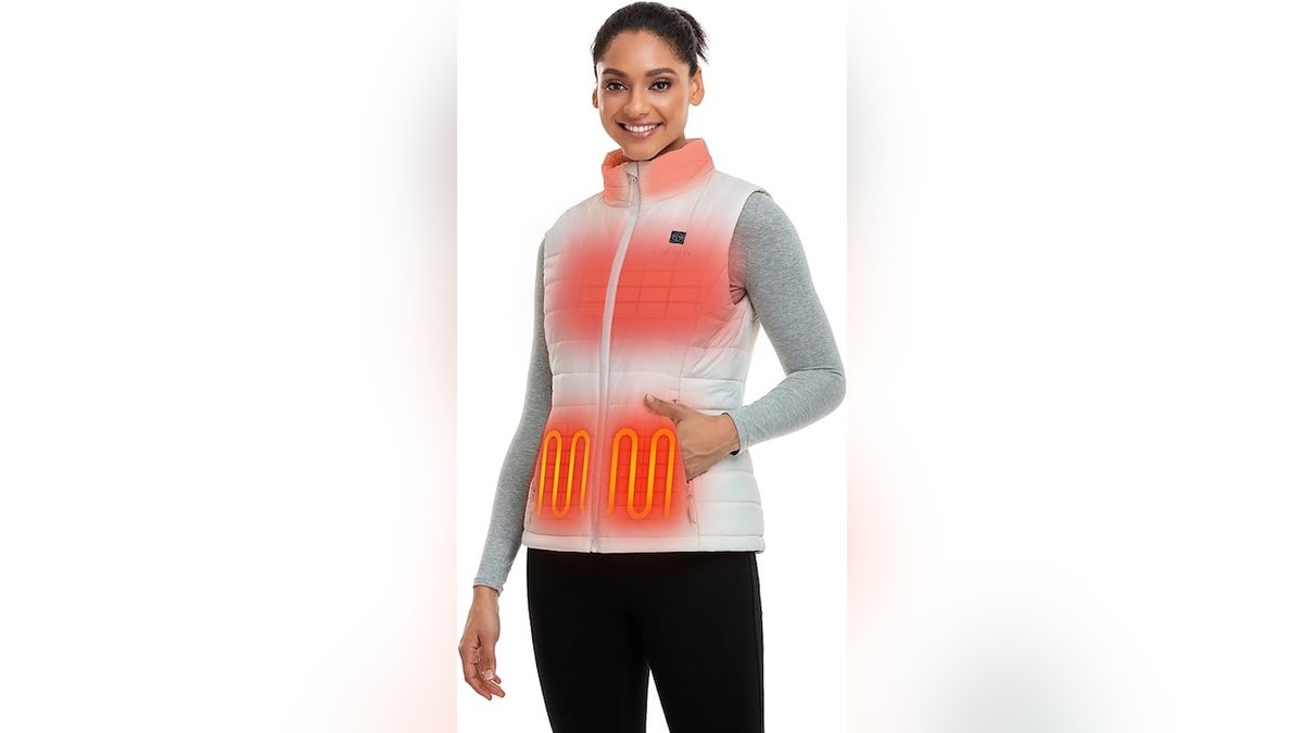 Stay warm and charge your phone with this vest.