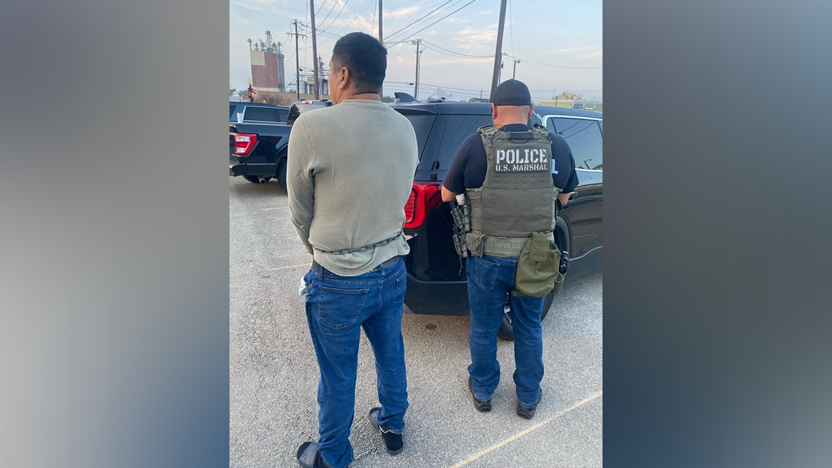 The U.S. Marshals provided a photo of Hernan Perez Juarez's recent arrest.