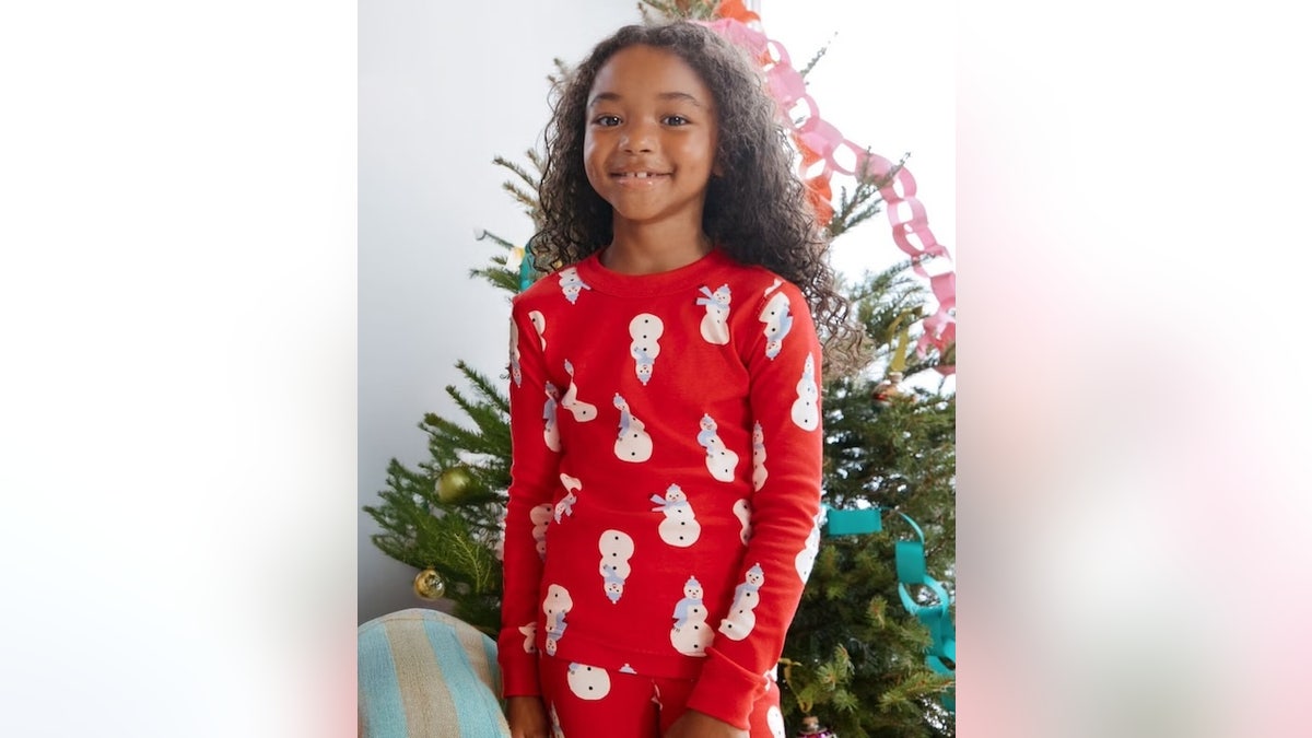 Stay warm in these organic cotton pajamas.